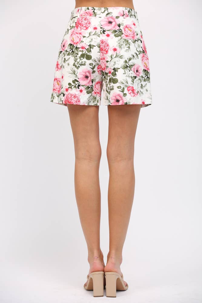 FLORAL PRINT SHORTS