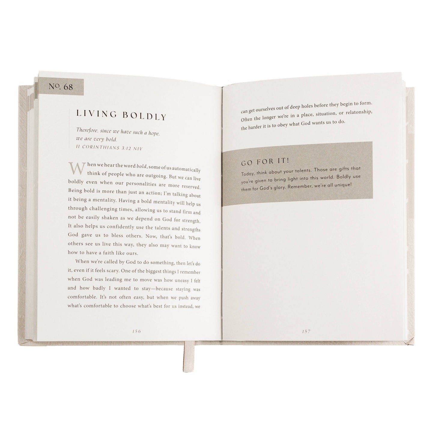 Go For It: 90 Devotions to Boldly Live the Life God Created BOOK