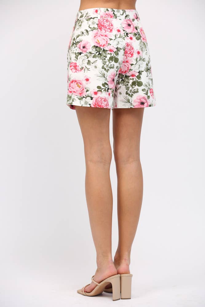 FLORAL PRINT SHORTS