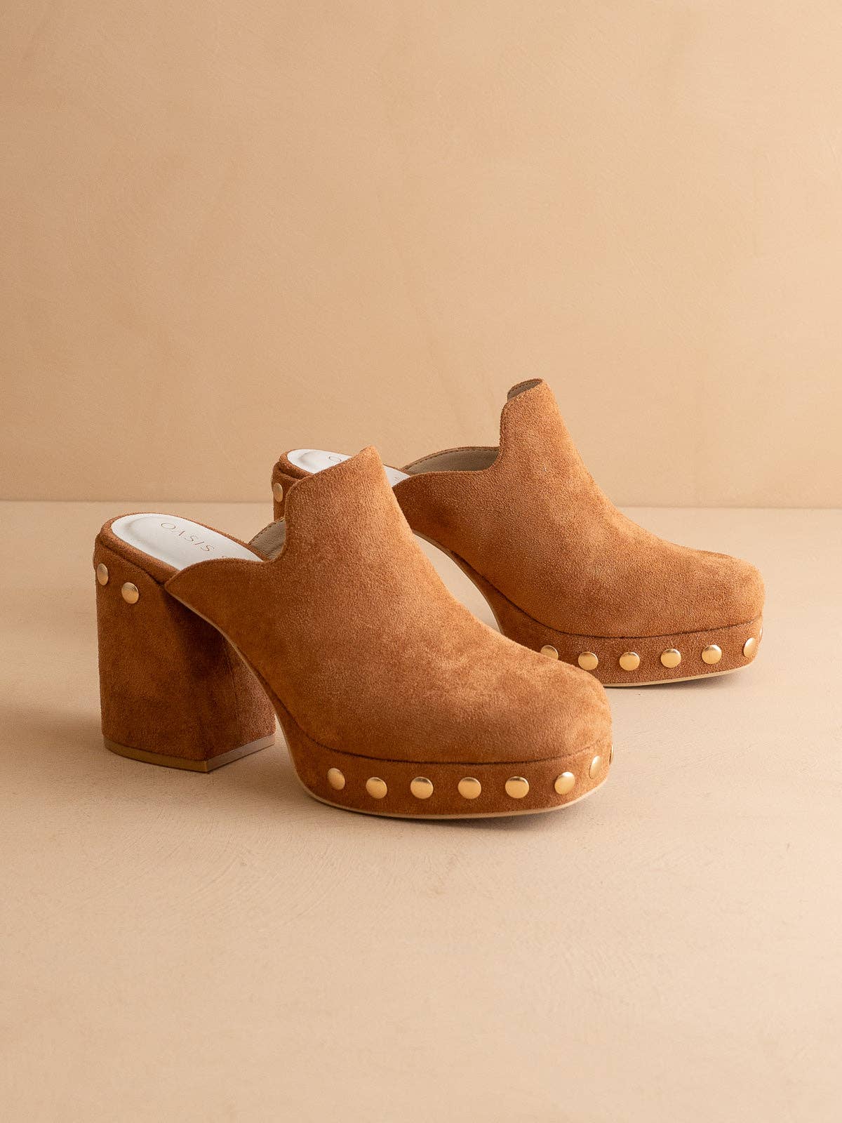 The Sierra | Caramel Platform Clog Mule: CARAMEL