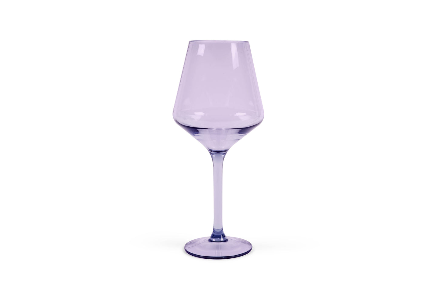 Acrylic Stemmed Wine Glasses-Bright