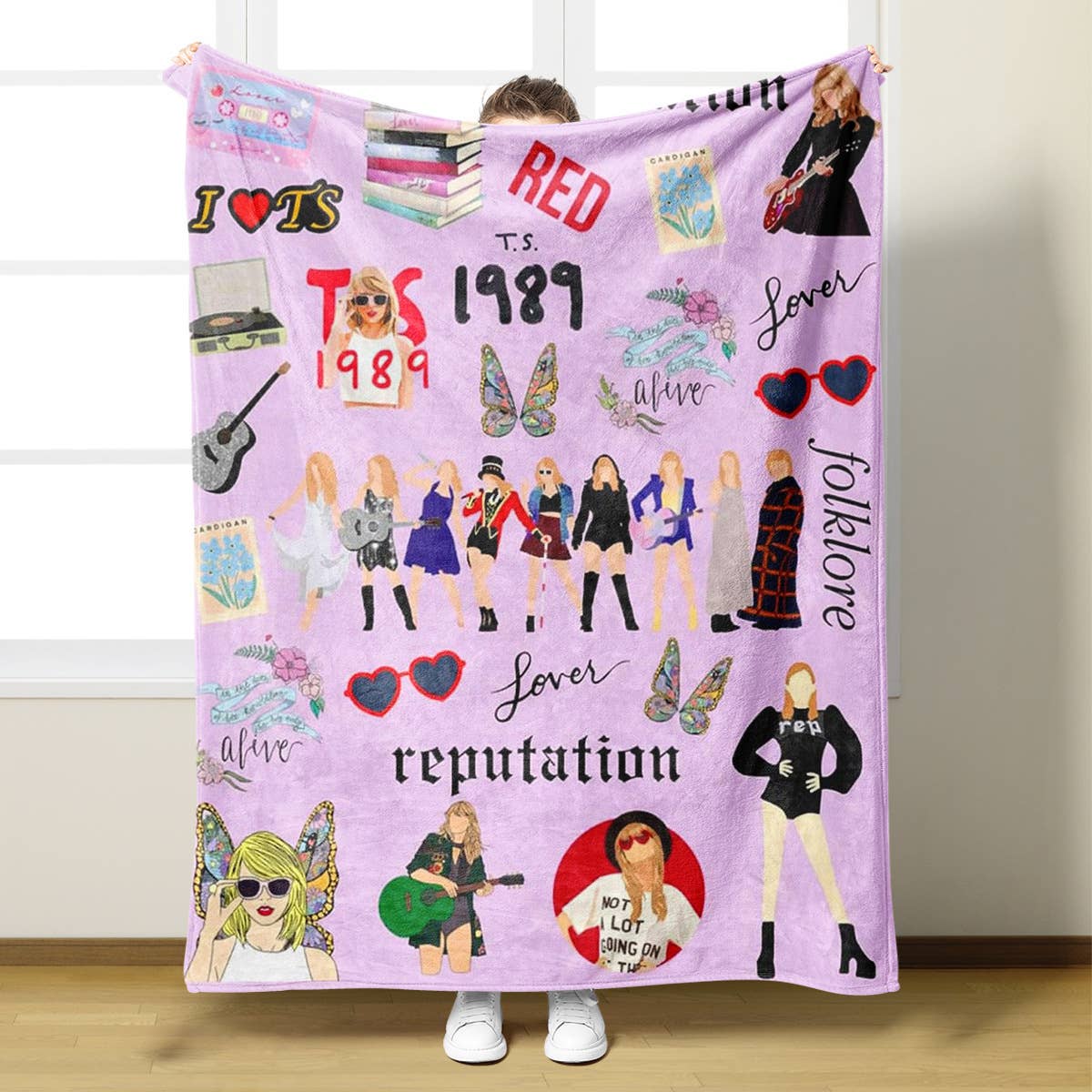 Taylor Swift Inspired Throw Blanket: 12
