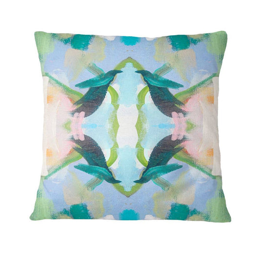 Island House Outdoor Pillow: 22" x 22" Throw Pillow