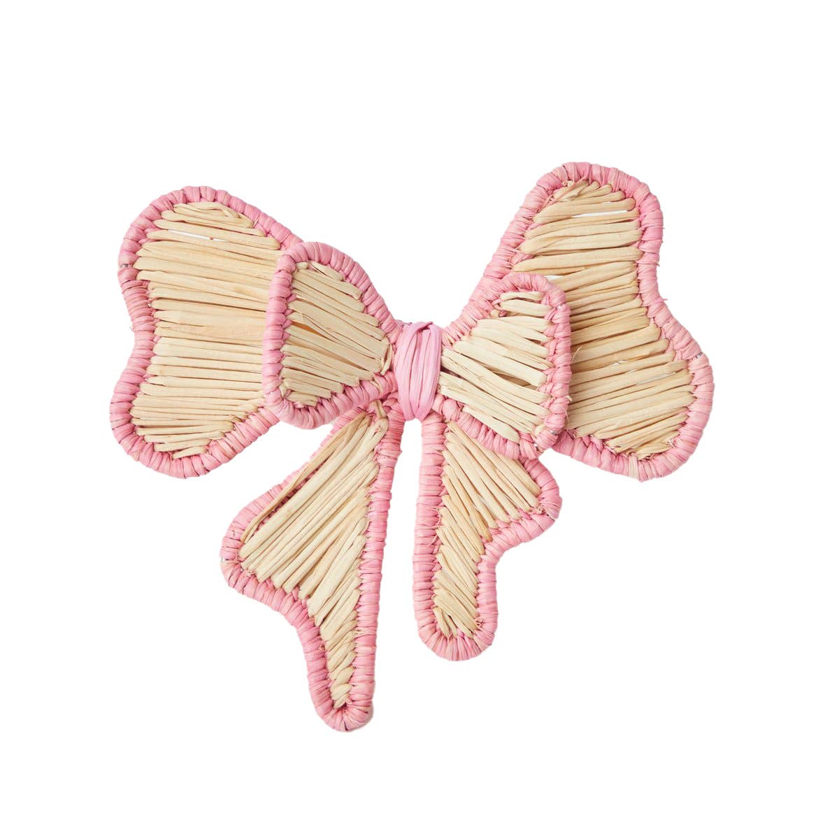 Bow Napkin Ring, colored Trim: Soft Pink