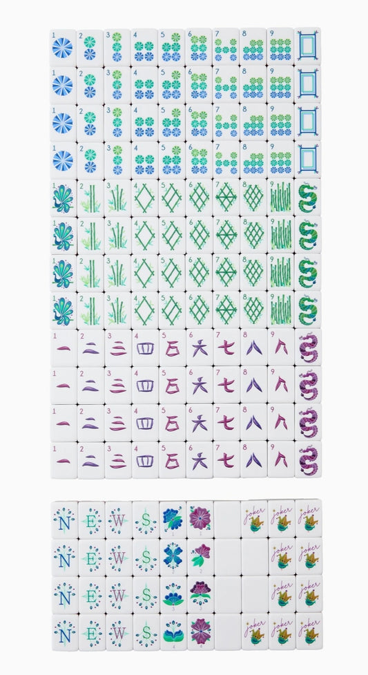 Lagoon Mahjong Tiles:: Oh My Mahjong