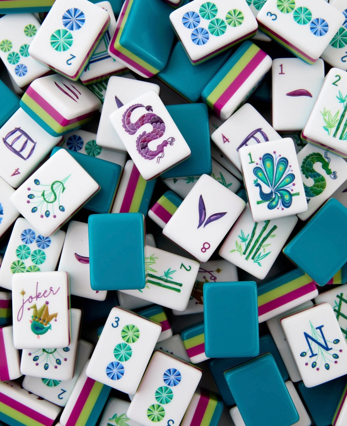 Lagoon Mahjong Tiles:: Oh My Mahjong