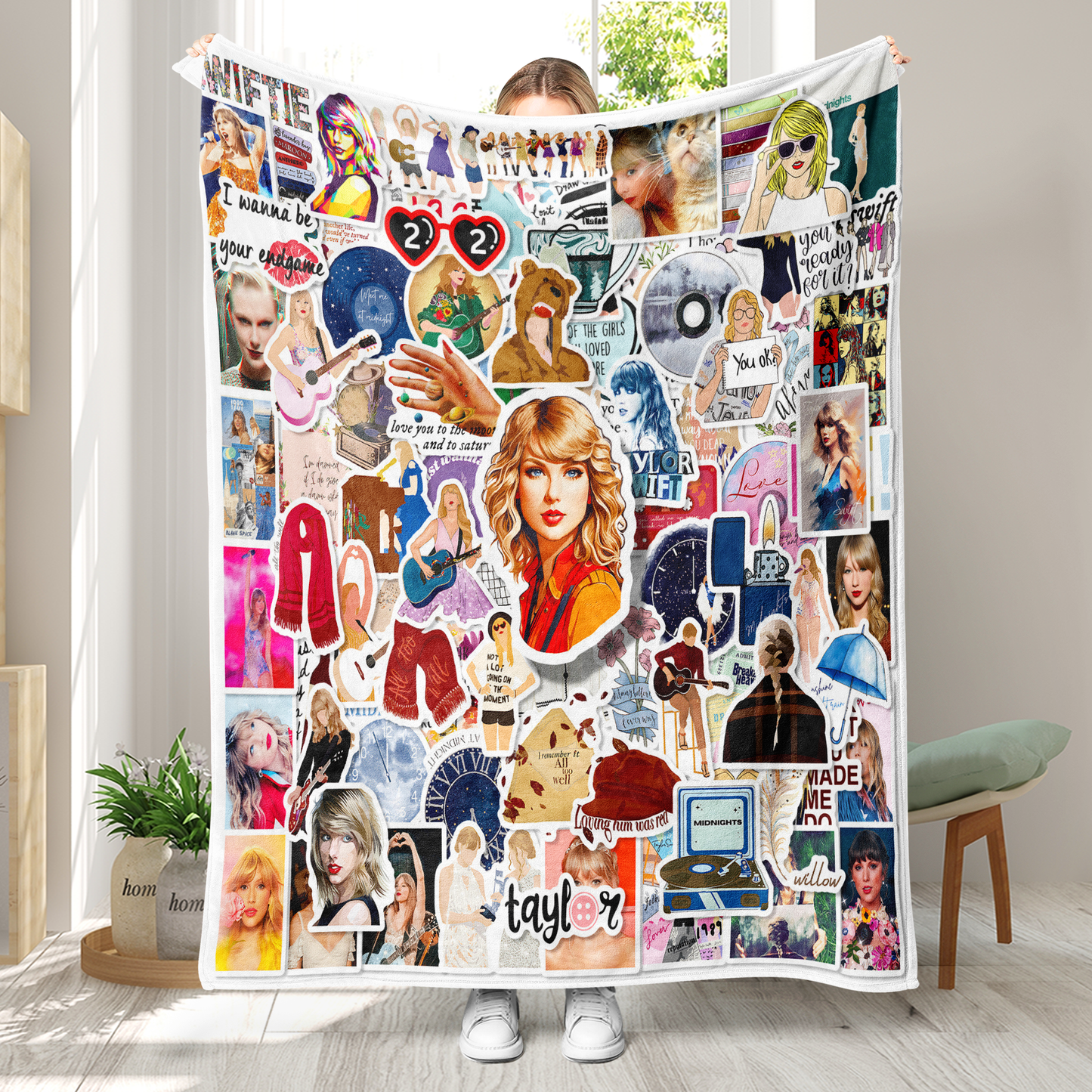 Swiftie Throw Blanket soft flannel Blanket: 4