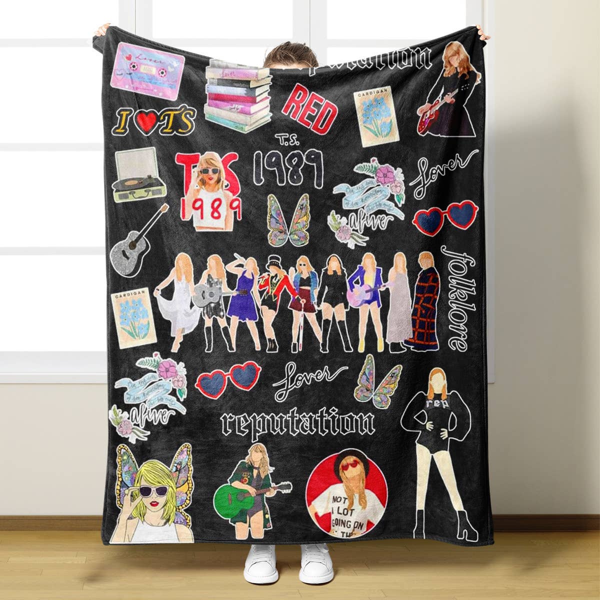 Taylor Swift Inspired Throw Blanket: 12