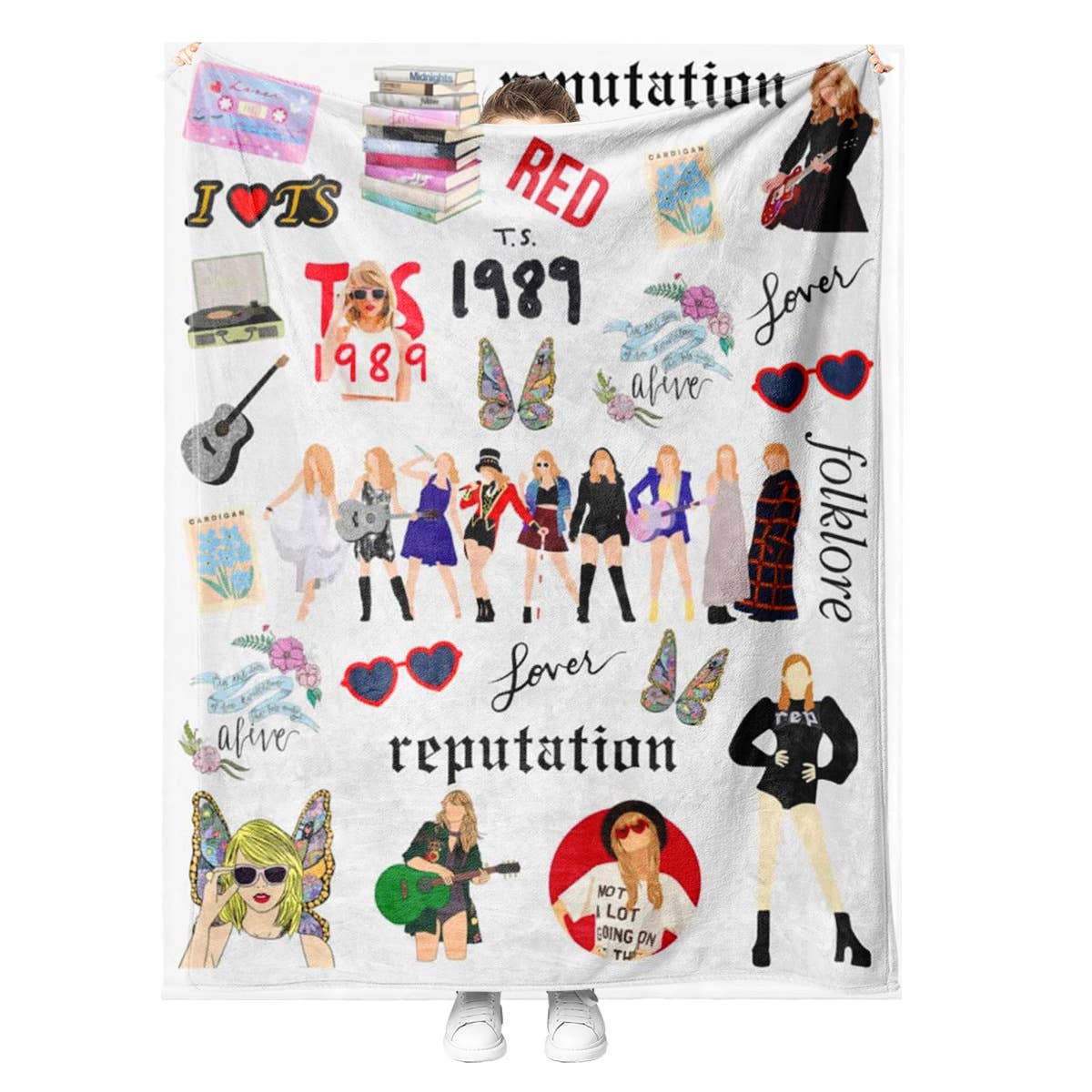 Taylor Swift Inspired Throw Blanket: 12
