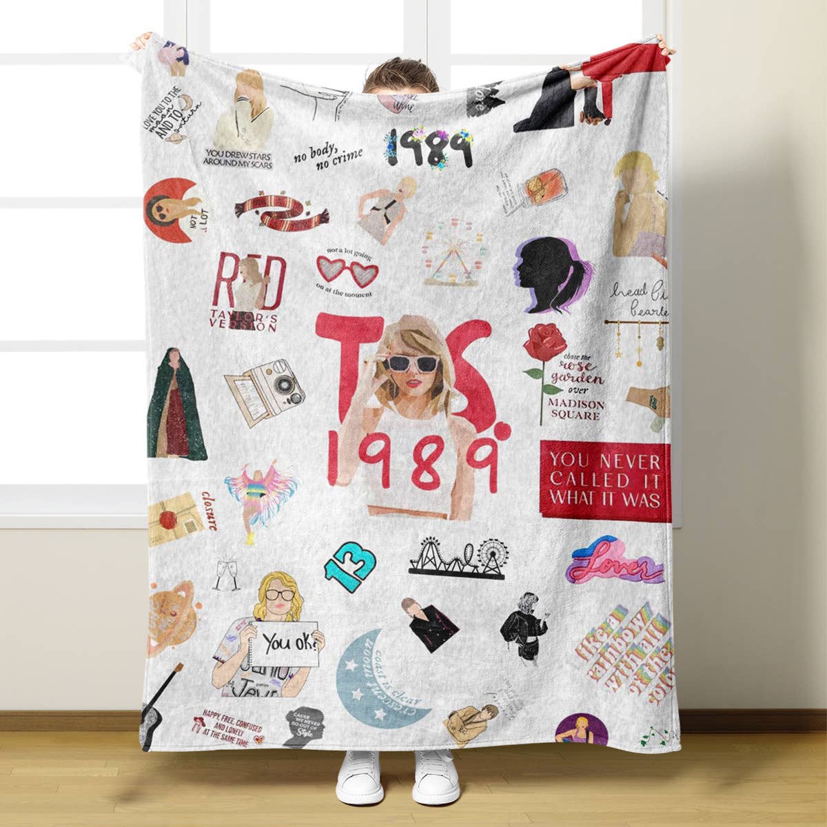 Taylor Swift Inspired Throw Blanket: 12