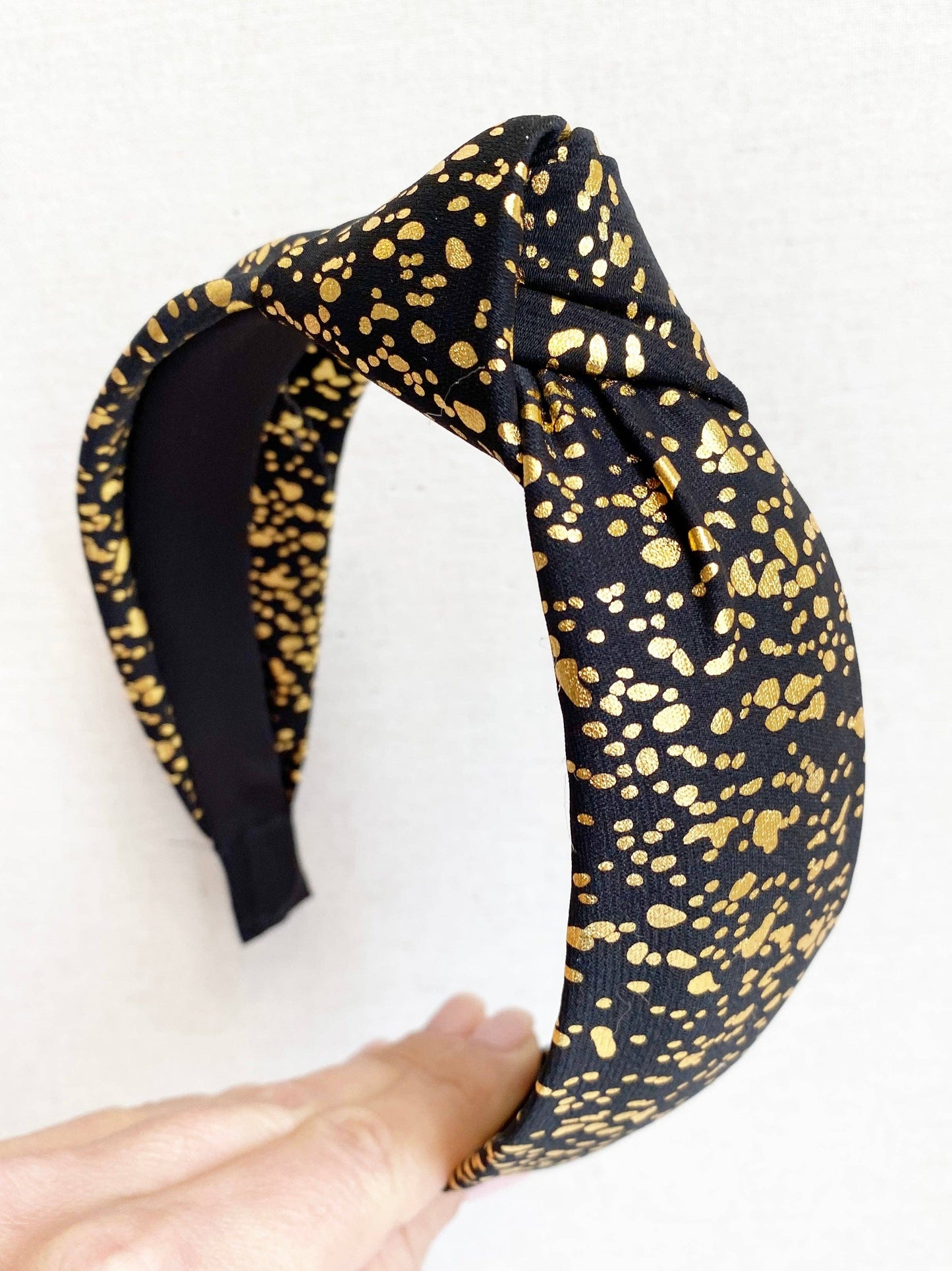 Black and Gold headband