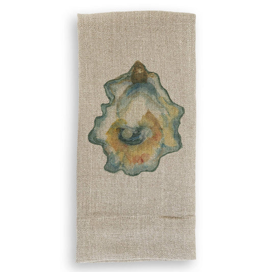 Watercolor Oyster: Dishtowel / -