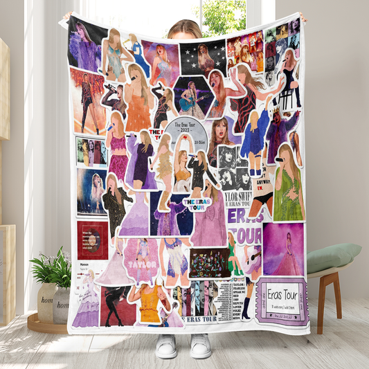 Swiftie Throw Blanket soft flannel Blanket: 4