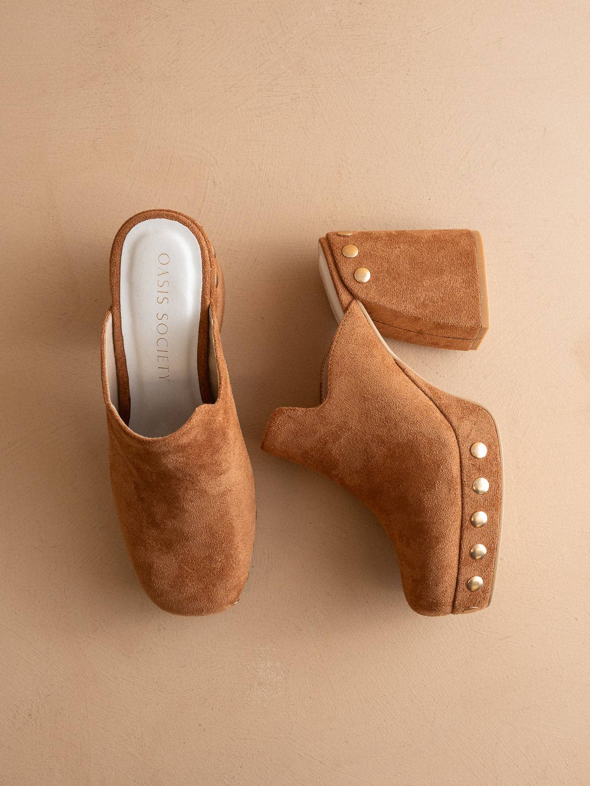 The Sierra | Caramel Platform Clog Mule: CARAMEL