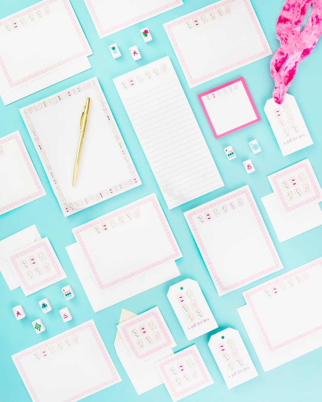 Bam Let's Mahj Mahjong A2 Notepad | 50 Sheets