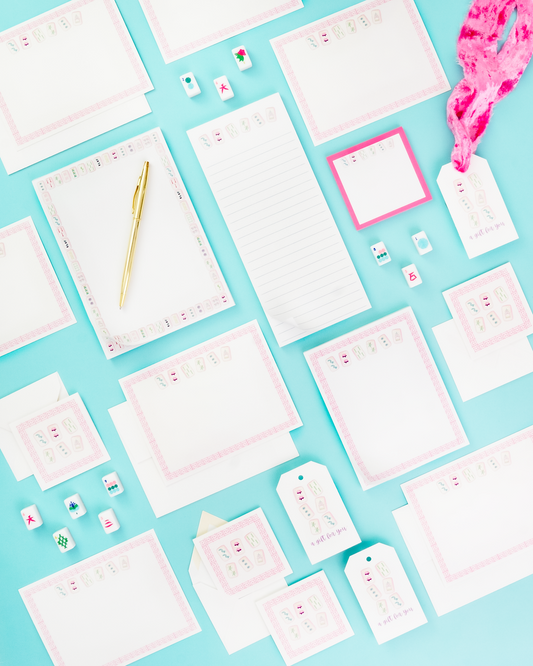 Bam Let's Mahj Mahjong A2 Notepad | 50 Sheets