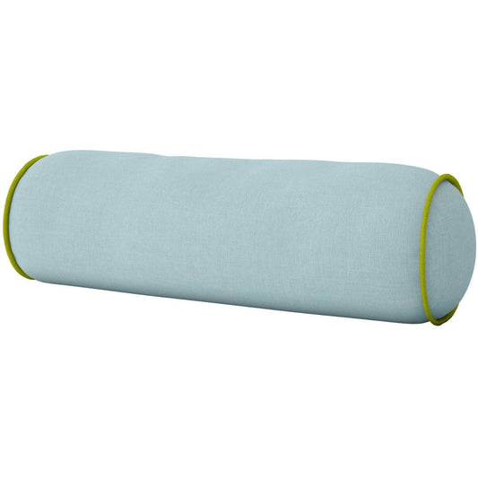 Blue/Green Two-Toned Round Bolster Pillow: King, 9" x 48"