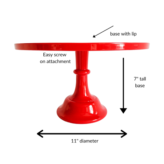 Red Melamine Cake Stand | Cupcake Stand | Dessert Display
