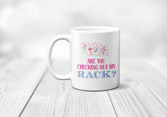 Mahjong Coffee Cup Mug Tile Game Decor Hostess Gift: 15 oz