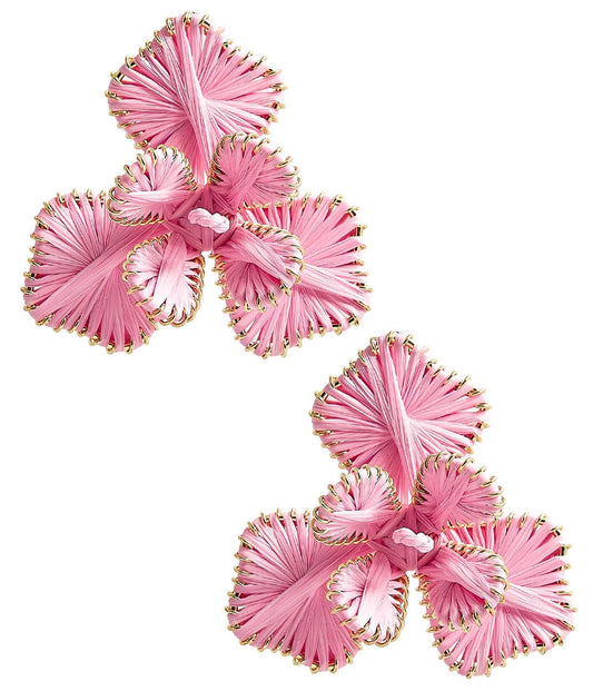 Kaia Earrings: Light Pink