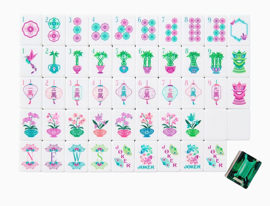 Emerald Mahjong Tiles