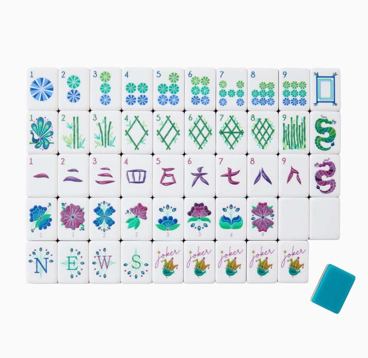 Lagoon Mahjong Tiles:: Oh My Mahjong