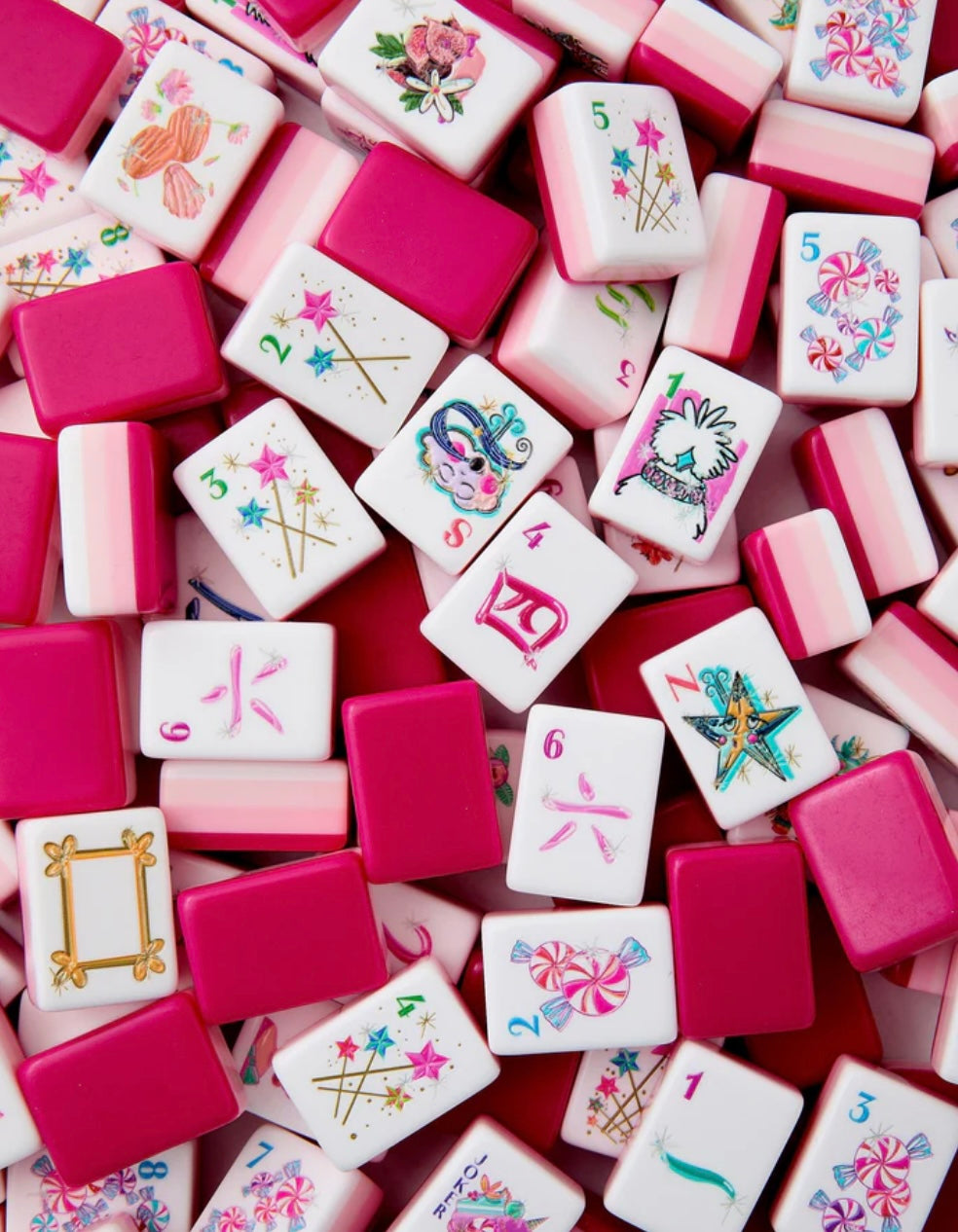 Glitterville Mahjong Tiles: Oh My Mahjong