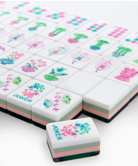 Emerald Mahjong Tiles