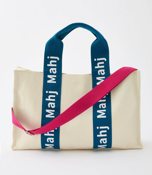 Teal Mahj it all Bag
