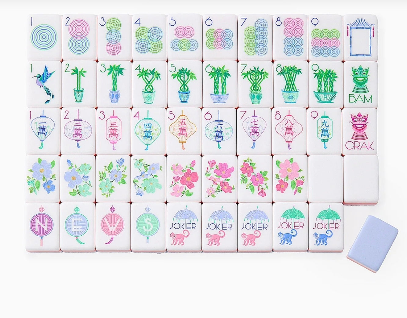 Luminaire Mahjong Tiles: Oh My Mahjong
