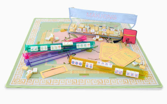 Citrus Songbird Mahjong Mat