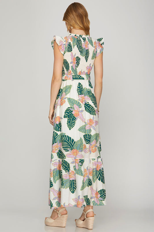 Tropical Maxi Dress