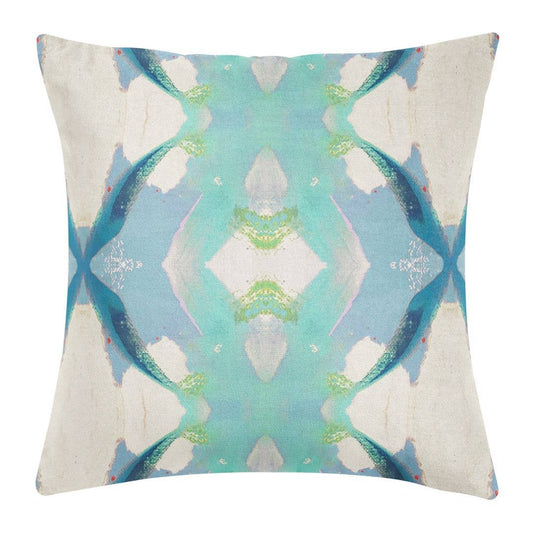 Jasmine Blue Decorative Pillow: 14" x 20" Lumbar