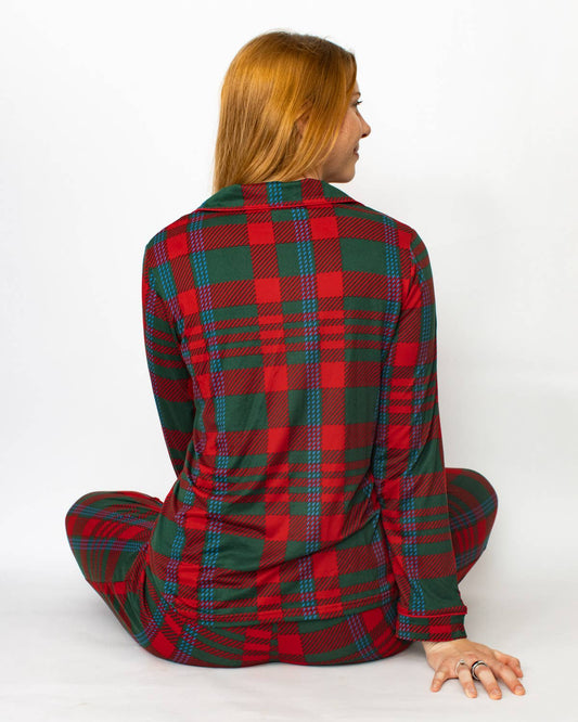Telluride Plaid Button Up PJ Set