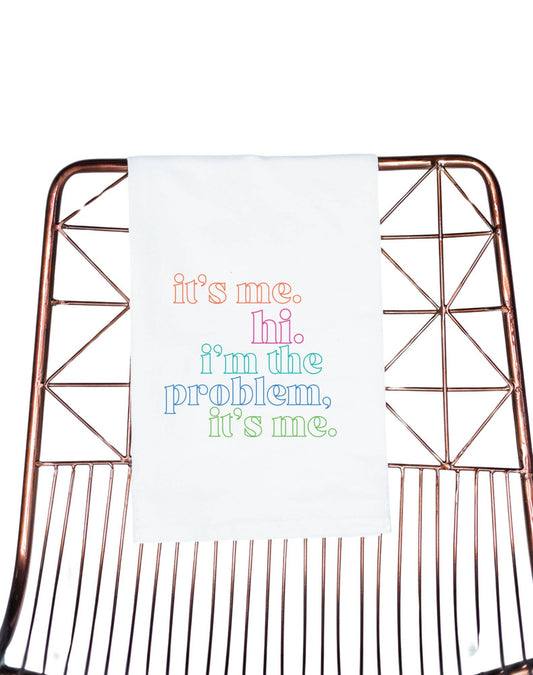 It's Me, Hi I'm the Problem It's Me Colorblock | Gift Towel