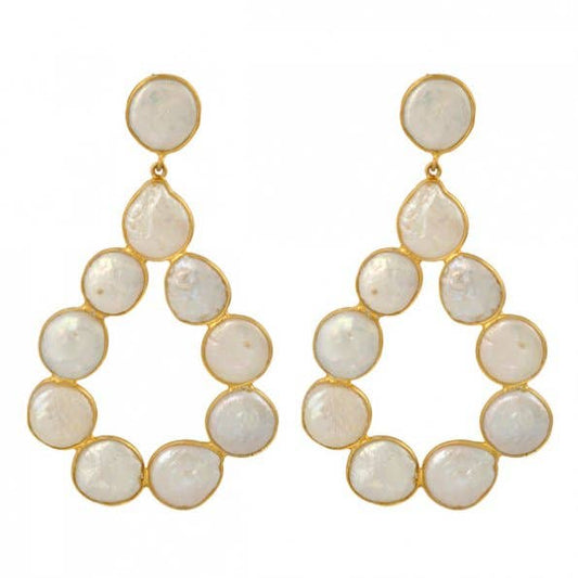Mother of Pearl Oprah O-list Earrings