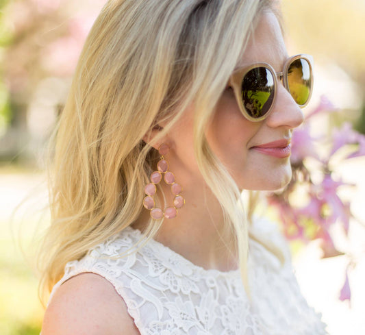 Mother of Pearl Oprah O-list Earrings