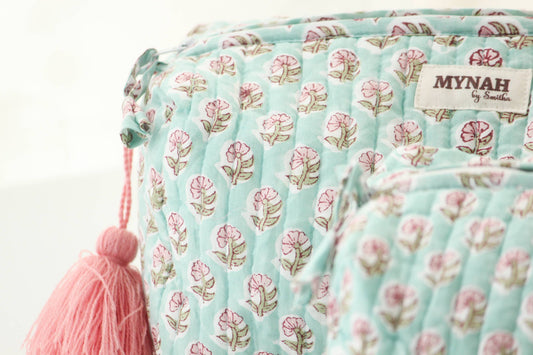Mint Cloud Travel/makeup bag