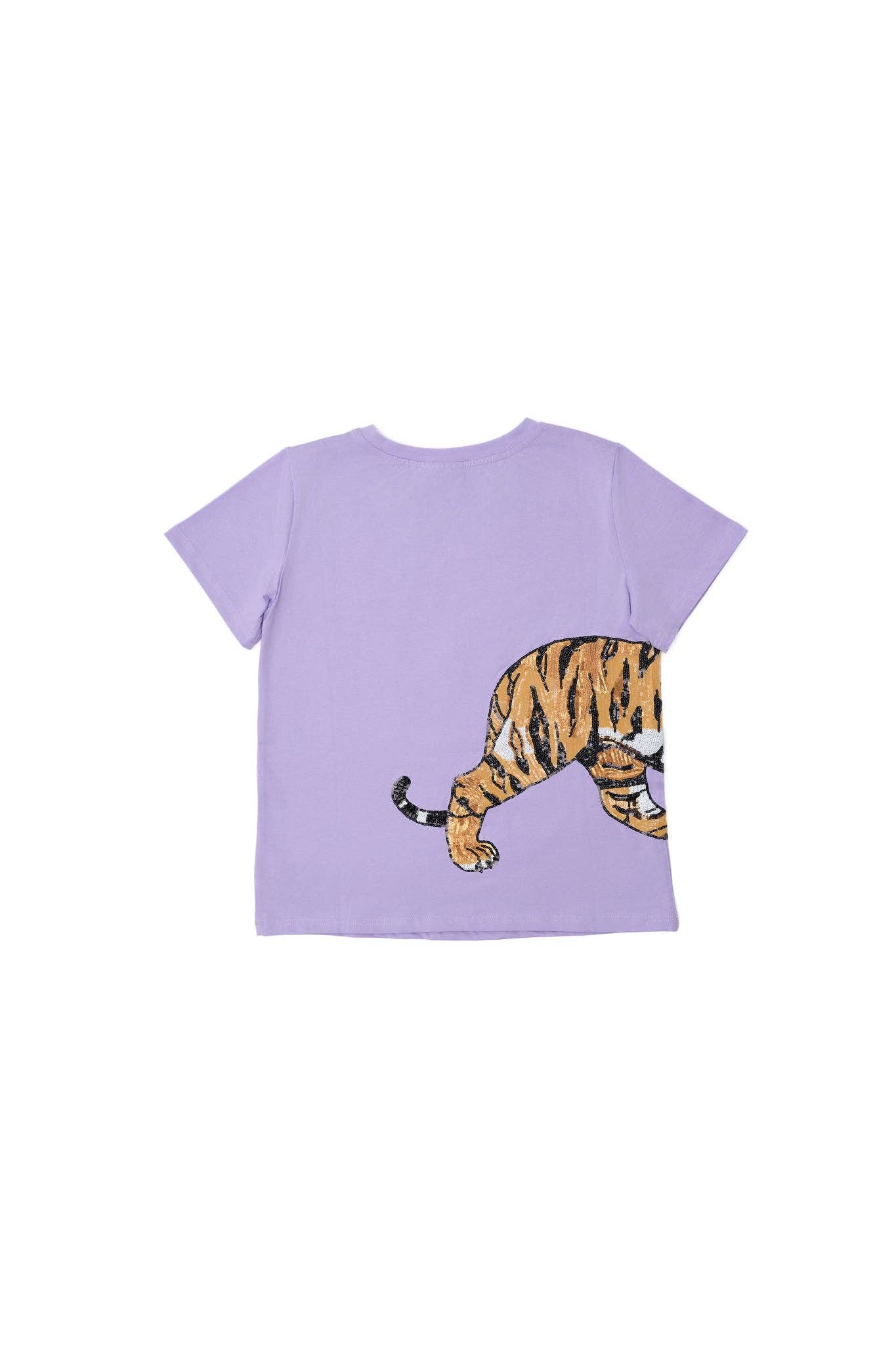 Tiger Wrap Around Tee: S WHITE
