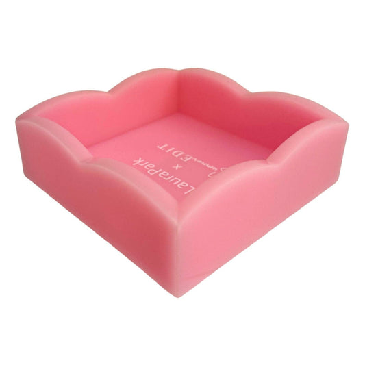 Pink Palm Acrylic Scalloped Cocktail Napkin Holders, SumnerEdit: One Size