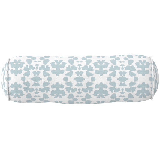 Chintz Mist Round Bolster Pillow: 9"x36"