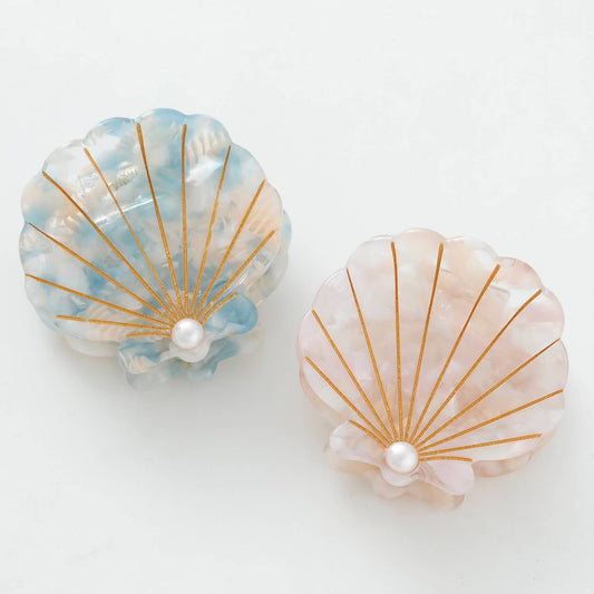 Pearl Seashell Claw Clip - Small : Assorted
