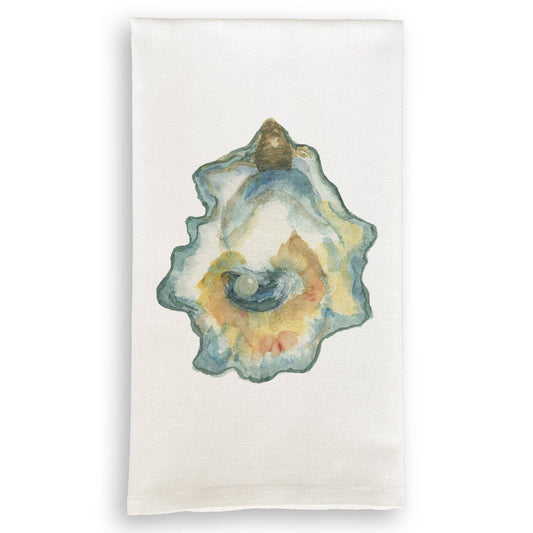 Watercolor Oyster: Dishtowel / -