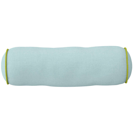 Blue/Green Two-Toned Round Bolster Pillow: King, 9" x 48"