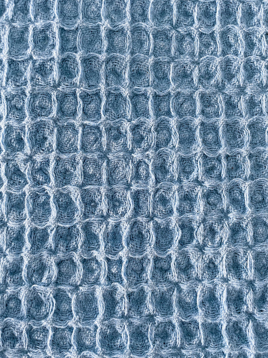 Turkish Cotton Throw, Blue