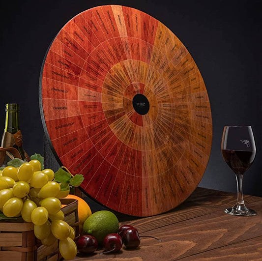 Wine Wheel Handcrafted Wood Matte