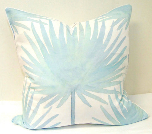 Limited Edition Palm Frond Pillow Cover With Welt